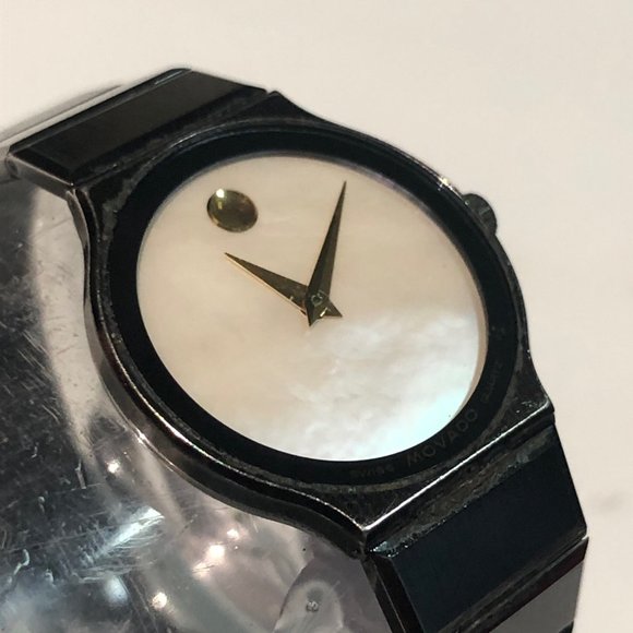 Movado Museum Ladies Mother-of-Pearl Stainless Steel Watch - Picture 3 of 15